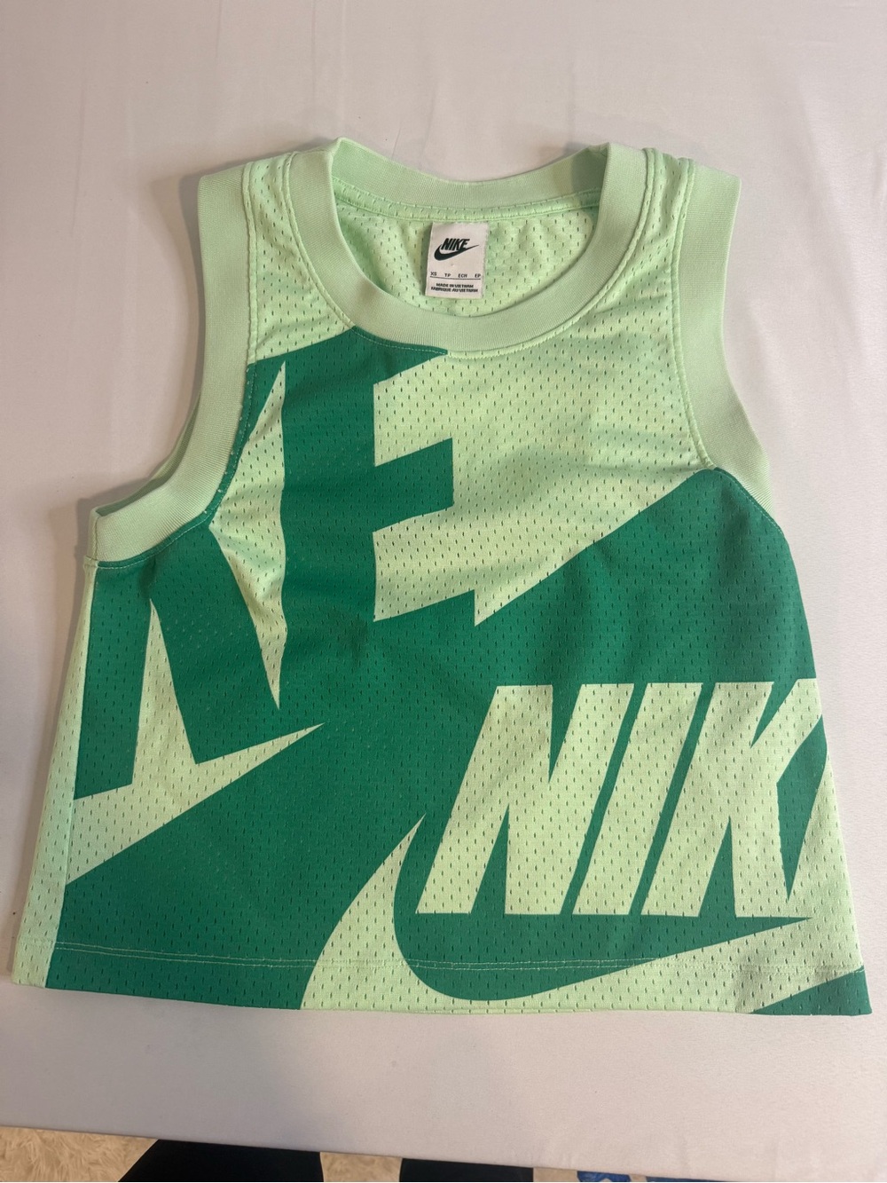 Nike Air Women Mesh Cropped Tank Top
